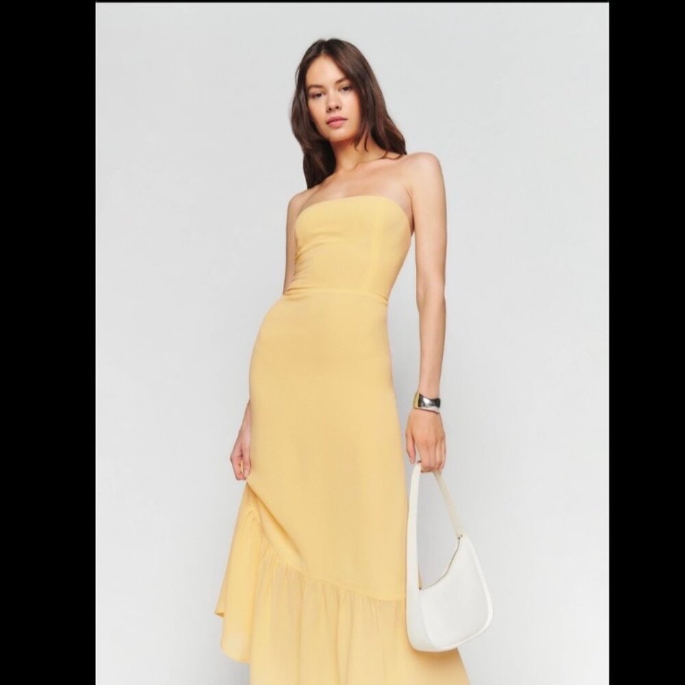 Reformation Arta Dress in Sunshine